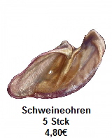 Schweineohren 5Stck.